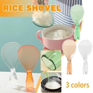 Standing Clear Rice Spoon  Thickened Transparent Rice Spoon Lot N2 - Picture 1 of 23