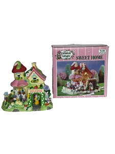 Vintage Cottontale Cottages Ostern Porzellan Sammlerstück "Sweet Home" mit Box - Bild 1 von 10
