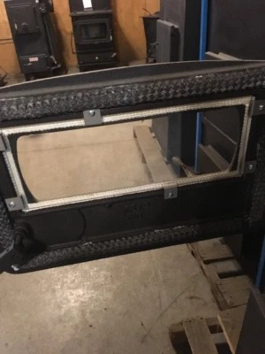 Keystoker Koker Coal Furnace Glass 6"x16" Kit (Includes Clips/Screws/Gasket)