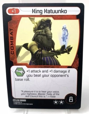 Star Wars: Pocket Model Trading Card Game King Katuunko 9/60 #9 Common - Image 1 of 3