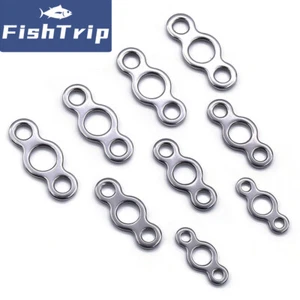 Anillo sólido de pesca de agua salada señuelos de pesca conector pivotes de pesca anillo de asistencia - Imagen 1 de 12