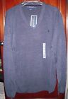 U.S. Polo Blue V-Neck Sweater Pullover  Xl 100% Acrylic  Soft