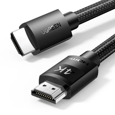 Cable HDMI a HDMI 10m, Negro, (HDMI 1.4 4K@30Hz) con malla, VERDE UGREEN/40104 Foto 1 de 3