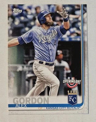 ALEX GORDON 2019 Topps Opening Day #58 Royals All-Star Gold Glove - Image 1 of 3