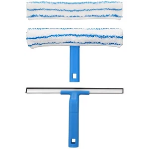 Fensterreiniger Set (30cm), Silikon-Fensterabzieher Fensterwischer Mitclear - Bild 1 von 9