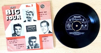 Big Four 45RPM 7" Vinyl EP, 1957,Doris Day,Johnnie Ray,Guy Mitchell,Tony Bennett - Bild 1 von 4