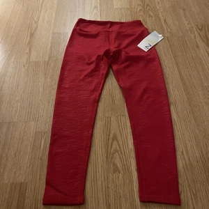 Zella Red Leggings (GiRLS Size 7) - Picture 1 of 4