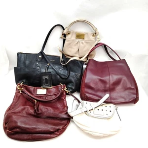 Coach Bolso de Mano Bolso de Hombro Juego de 5 Cuero Rojo 4351075 - Imagen 1 de 11
