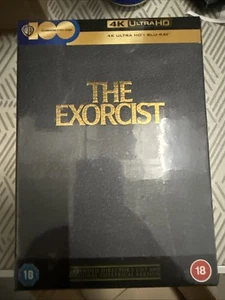 THE EXORCIST - UK EXCLUSIVE 4K + BLU RAY STEELBOOK DELUXE (BIBLE) EDITION - NEW - Picture 1 of 4