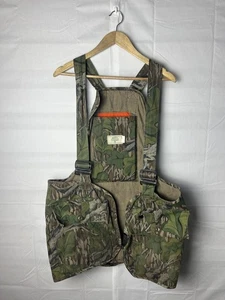 Vintage Mossy Oak Turkey Hunting Vest Size XL Full Foliage Camoflauge - Picture 1 of 6