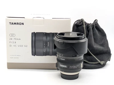 Video*[EXCELENTE COMO NUEVO*] Tamron SP 24-70mm F/2.8 Di VC USD G2 A032 para ... - Imagen 1 de 4