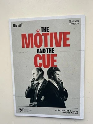 THE MOTIVE AND THE CUE theatre Programme NT MARK GATISS  - Image 1 of 4