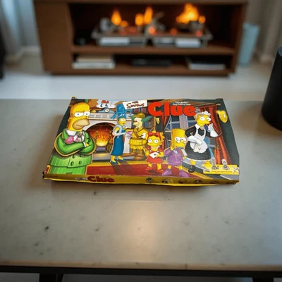 Simpsons Clue Board Game 2000 Parker Bros Pewter Tokens COMPLETE 1st Edition - Image 1 of 4