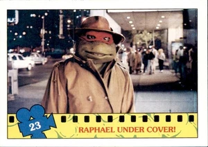 1990 Topps Teenage Mutant Ninja Turtles - Raffaello sotto copertina #23 - Foto 1 di 2