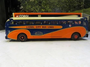 CORGI VINTAGE DIECAST - 53904 LIONEL CITY BUS- NEW -M67 - Picture 1 of 6