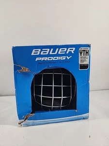 NEU Prodigy Jugend schwarz Hockeyhelm und Käfig mit Box - Bild 1 von 10