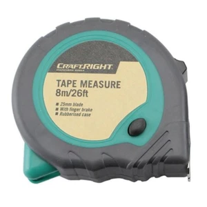 Craftright 8m Tape Measure & Ideal for handyman and DIY jobs with Free Shipping - Picture 1 of 1