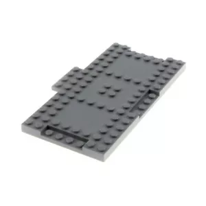 1x Lego Bau Platte modifiziert 8x16 neu-dunkel grau Steine 6112762 18922 - Bild 1 von 2