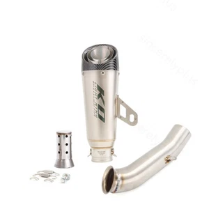 Slip Mid Link Pipe Exhaust Muffler Modified For Duke 125 250 390 RC390 2017-2020 - Imagen 1 de 10