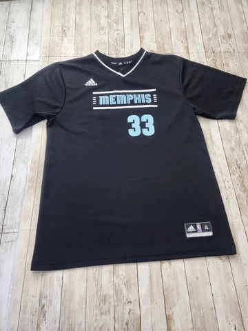 Memphis Grizzlies Marc Gasol Adidas Youth Jersey T Shirt Size XL(18/20). FLAWS! Cover
