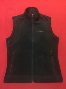 Columbia Ladies Polyester Vest Size Small Womens Soft Fleece Style Black - Picture 1 of 8