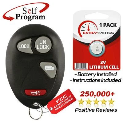 For 2001 2002 2003 2004 2005 Pontiac Montana Car Remote Keyless Entry Key Fob Foto 1 de 4