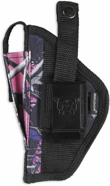 Ruger LC 380 | Muddy Girl Nylon Gun Holster OWB Pink Purple Camo Use L or R Hand