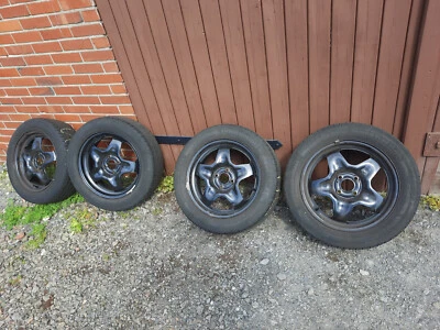 Renault  komplett Satz Felgen  Sommer Reifen 6J x 16 ET 40  Conti 195/55R16 H XL - Bild 1 von 4