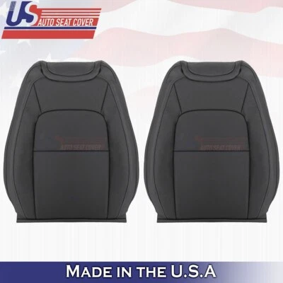 Cubierta de cuero negra para conductor y pasajero GMC Canyon SLT 2015 a 2022 Foto 1 de 4