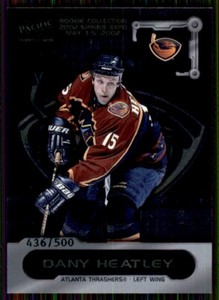 2002-03 Pacific Rookie Collection Spring Expo Dany Heatley 436/500 Atlanta
