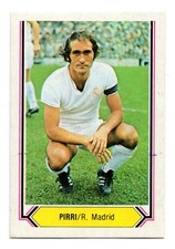 PIRRI - REAL MADRID 1980-81 CHROME ESTE PANINI LEAGUE 80/81