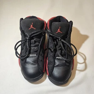 🔥Air Jordan 13 Bred Retro Shoes Kids Black Red Youth 414575-004- Sz 13.5C EUC - Picture 1 of 8