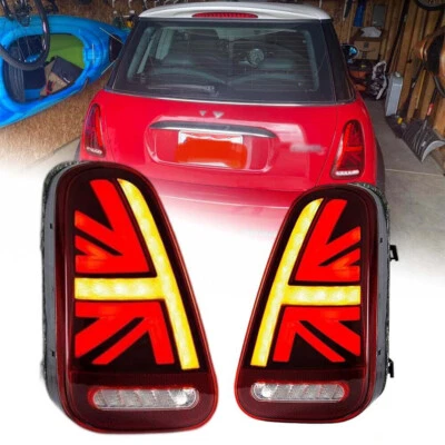 Luces traseras secuenciales LED rojas luces traseras para Mini Cooper R50 R52 R53 2002-2006 Foto 1 de 4