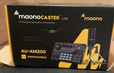 MaonoCaster Lite AU-AM200 S1 Starter Bundle w/ Microphone Podcast Live Streaming - Image 1 of 4