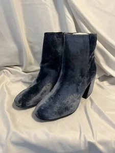 Terciopelo Azul Kenneth Cole Talla 11 M Grueso Curar Nuevo Sin Caja - Imagen 1 de 5