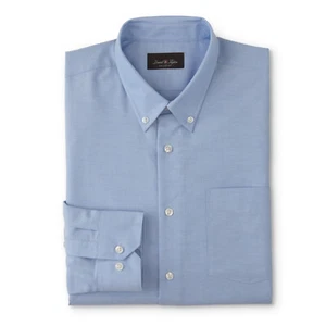 Camisa de vestir para hombre talla grande 16-16 1/2 34/35 azul profundidades David Taylor - Imagen 1 de 1