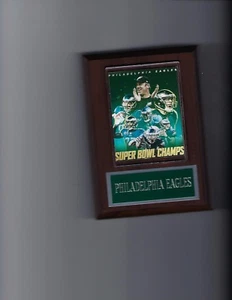 PHILADELPHIA EAGLES SUPER BOWL PLAQUE NY FOOTBALL NFL SB CHAMPS COLLAGE - Picture 1 of 1
