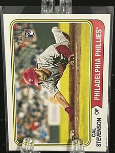 CAL STEVENSON-----2023 TOPPS HERITAGE-----ROOKIE----PHILLIES - Bild 1 von 2