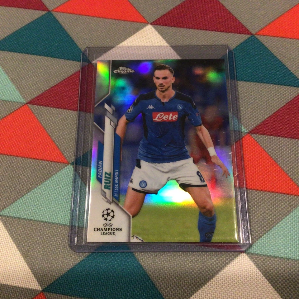 Fabian Ruiz #41 SSC Napoli refractor 2019-20 TOPPS CHROME UEFA CHAMPIONS LEAGUE - Image 1 of 1