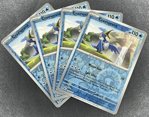 4X Pokemon Juego de Cartas Coleccionables Cramorant 058/167 Twilight Masquerade Holograma Inverso Inglés 2024 - Imagen 1 de 2