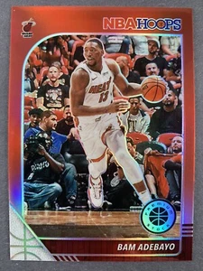 Bam Adebayo 2019-20 Panini Premium Stock Rojo Prisma Color Coincidencia - Imagen 1 de 2