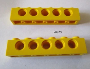 Lego 3894 x6 Brick 1x6 with Holes Yellow Technic 8277 8862 951 8853 MOC B13 - Imagen 1 de 1