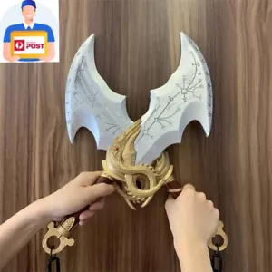 God of War Kratos Blades Of Chaos Weapons Rubber Replica Cosplay Costume Prop - Bild 1 von 7