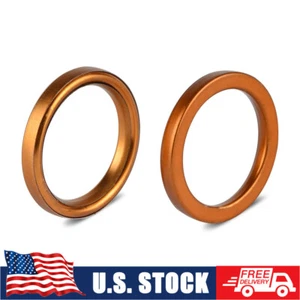 Muffler Pipe Gaskets For Honda CB500K VF500C VF500F VF700F XL500S XR650L - Picture 1 of 4