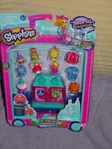 Shopkins Temporada 8 Vacaciones Mundiales Paquete de 12 Embarque a Destino Final de América - Imagen 1 de 12