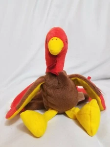 RAR Ty Beanie Baby Gobbles 1996 Top Zustand Sits Up - Bild 1 von 6