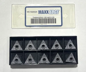 MAXX-EDGE Carbide Insert TNMA32NG.125 Grade ME3125 Grooving PVD Inserts 10 Pack - Picture 1 of 1