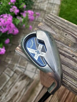 Callaway X-18 Single 9 Iron Graphite Shaft Regular Flex Mens Right Handed Fair - Image 1 of 4