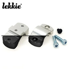 Lekkie Klemmen Set für Rahmen 28.8mm für E-Bike, Pedelec, in Silber und Schwarz