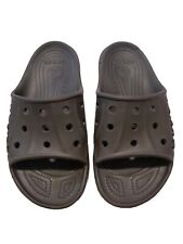 Crocs Bays Unisex Slides/Sandals/Shoes Brown 12000 Size 6 Men/8 Women
